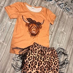 Mini Cow 2 Piece Set 4T